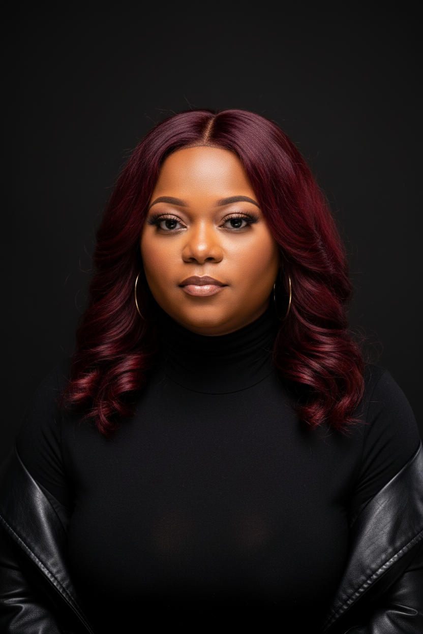 Portrait of Oslyn, founder of Page + Pitch
